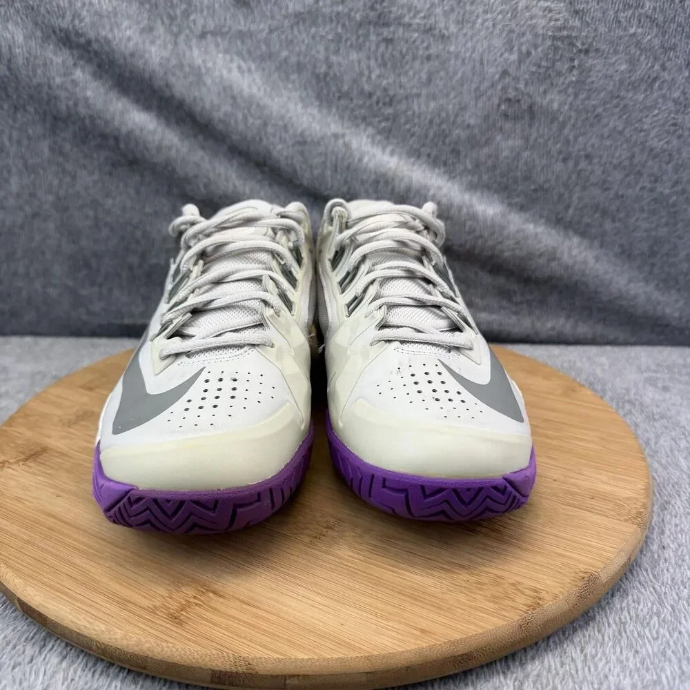 Nike Lunar Ballistec Shoes Womens Size 7.5 White Tennis Sneakers 705291-001